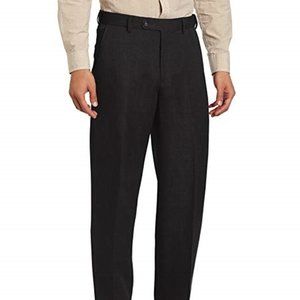 J Braxx by Ballin NWT Expandable Waist Men's Dress Pants, Black 44